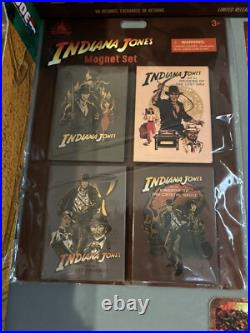 Indiana JonesT DISNEY RESORTS Theme Park Exclusive Collectibles Disneyana Set