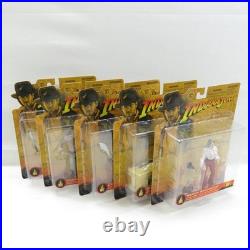 Indiana Jones 4.5 Action Figure 2003 Disney Theme Park Exclusive Set of 5 Pcs
