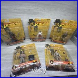 Indiana Jones 4.5 Action Figure 2003 Disney Theme Park Exclusive Set of 5 Pcs