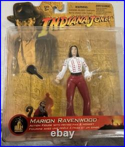 Indiana Jones 4.5 Action Figure 2003 Disney Theme Park Exclusive Set of 6 Pcs