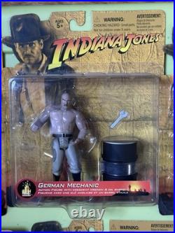 Indiana Jones 4.5 Action Figure 2003 Disney Theme Park Exclusive Set of 6 Pcs