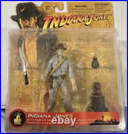 Indiana Jones 4.5 Action Figure 2003 Disney Theme Park Exclusive Set of 6 Pcs