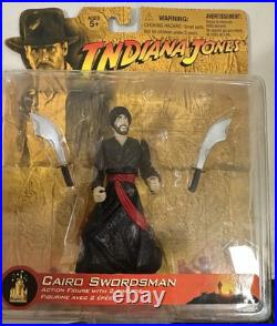 Indiana Jones 4.5 Action Figure 2003 Disney Theme Park Exclusive Set of 6 Pcs