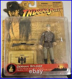 Indiana Jones 4.5 Action Figure 2003 Disney Theme Park Exclusive Set of 6 Pcs