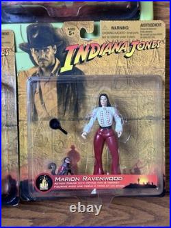Indiana Jones 4.5 Action Figure 2003 Disney Theme Park Exclusive Set of 6 Pcs