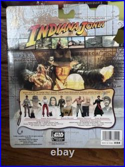 Indiana Jones 4.5 Action Figure 2003 Disney Theme Park Exclusive Set of 6 Pcs