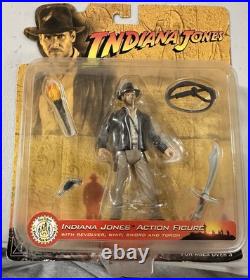 Indiana Jones 4.5 Action Figure 2003 Disney Theme Park Exclusive Set of 6 Pcs