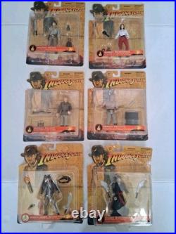 Indiana Jones 4.5 Action Figures, 2003 Disney Theme Park Exclusive Set of 6 New