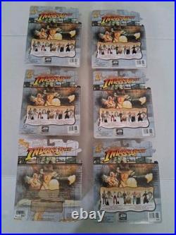 Indiana Jones 4.5 Action Figures, 2003 Disney Theme Park Exclusive Set of 6 New