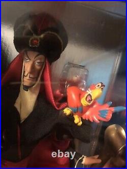 Jafar Doll HTF Disney Theme Park Exclusive Male Villains Collection Iago Aladdin