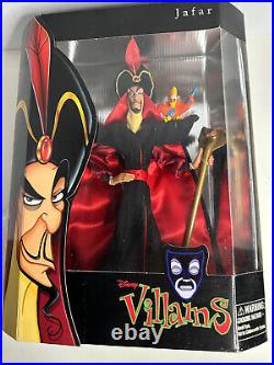 Jafar Doll HTF Disney Theme Park Exclusive Villains Collection Aladdin NRFB NIB