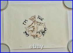 Jon Pinto Original SIGNED Disney Theme Park Art TIGGER Winnie the Pooh 2003