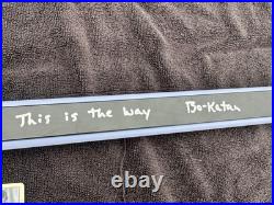 Katee Sackhoff Autographed Disney Theme Park Exclusive The Mandalorian Darksaber