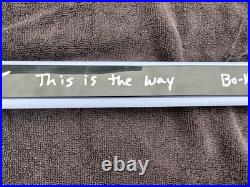 Katee Sackhoff Autographed Disney Theme Park Exclusive The Mandalorian Darksaber