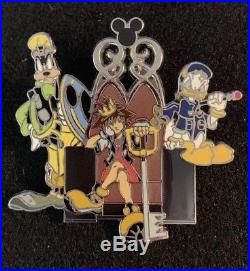 Kingdom Hearts Goofy Sora Donald Pin 74535 Disney Hot Topic Rare HTF