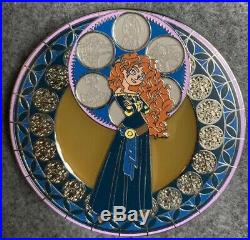 Kingdom Hearts Merida Fantasy Pin HTF Disney Stained Glass Brave Princess Rare