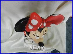 LARGE RARE RETIRED Disney Theme Parks Exclusive Minnie Mouse Statue #1581