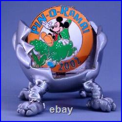 LE 200 Boxed Pewter Dinosaur Egg and Mickey Pinorama WDW Disney Event Pin #10825