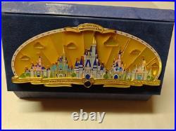LE RARE SUPER JUMBO DISNEY Pin WDW Theme Park Castles MK DLR Cinderella Paris