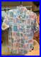 Large Disney Parks WDW RSVLTS Theme Park Characters Button Up Shirt NWT