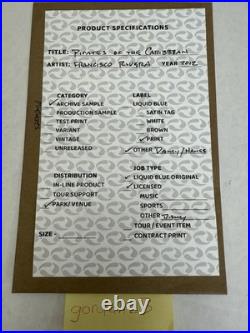 Liquid Blue Disney Pirates of The Caribbean Archive Sample Xl New Shirt Rare