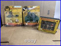 Lot INDIANA JONES THEME PARK EXCLUSIVE MICRO ACTION AIRPLANE MOTORCYCLE PLAYSET