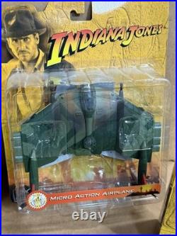 Lot INDIANA JONES THEME PARK EXCLUSIVE MICRO ACTION AIRPLANE MOTORCYCLE PLAYSET