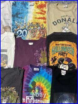 Lot Of 45 Vintage 90s Y2K Theme Park Shirts Disney Resellers Bundle Mixed Sizes