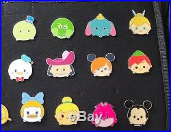 Lot of 100+ Disney Pins with Bag Limited Release Tsum Tsum + Collection