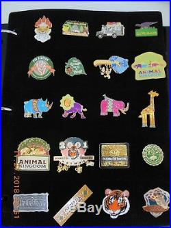 Lower Price. Disney Animal Kingdom Pin Lot With Album