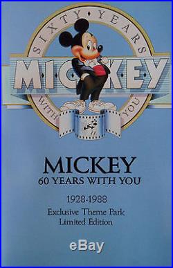 MICKEY 60 YEARS WITH YOU Exclusive Theme Park. 999 Silver Proof Coin Disney