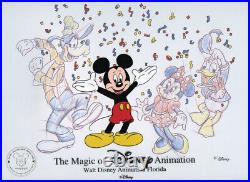 MICKEY MOUSE CELEBRATION Magic Disney/MGM Theme Park Cel Florida packaging 1998