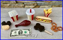Mickey Disney Theme Parks Fisher Price Play Food Hotdog Fries Ice Cream? Rare