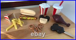 Mickey Disney Theme Parks Fisher Price Play Food Hotdog Fries Ice Cream? Rare