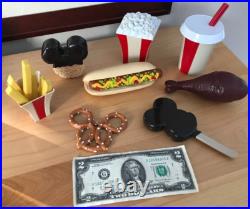 Mickey Disney Theme Parks Fisher Price Play Food Hotdog Fries Ice Cream? Rare