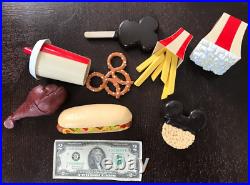 Mickey Disney Theme Parks Fisher Price Play Food Hotdog Fries Ice Cream? Rare