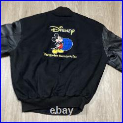 Mickey Jacket S Vintage 90s 00s Disney World Theme-Park Bomber Varsity Coat