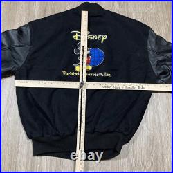 Mickey Jacket S Vintage 90s 00s Disney World Theme-Park Bomber Varsity Coat