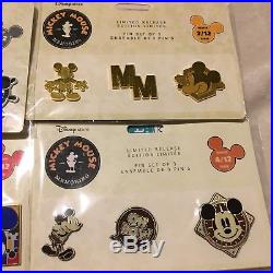 Mickey Mouse Memories Pin set January February March April May Disney Store