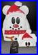 Mickey Mouse Snowman Holiday Theme Park Loungefly Mini Backpack Disney Wallet A1