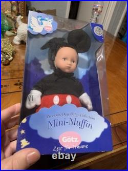 Mickey Mouse Walt Disney theme park exclusive gotz Mini Muffin 1998 Rare NIB