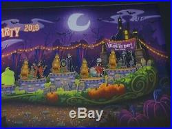 Mickey's Not So Scary Halloween Party 2019 Framed Set Disney Pin Limited Edition