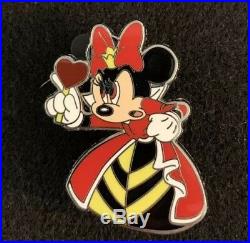 Minnie Mouse Disney 3 Fantasy Pin Set LE 7/50 Complete Alice in Wonderland HTF