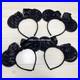 Minnie Mouse Lace Headband Set of 4 Black Ribbon Disney Used
