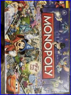Monopoly Disney Theme Park Edition III 2010 Pop-Up Castle Board Game