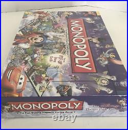 Monopoly Disney Theme Park Edition III Board Game NEW & SEALED with Pop-up Castle