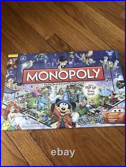 Monopoly Disney Theme Park Edition III with Pop-Up Castle New in Unopened Box