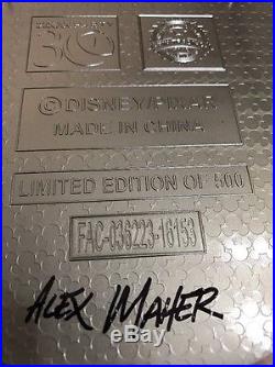 NEW Autographed Disney Pixar Party Pin Pixar Super Jumbo Pin Limited Edition 500