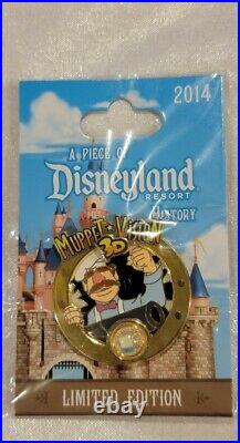 NEW DLR- Piece Of Disneyland History Pin 2014 Muppet Vision 3D, LE 1500, 101325