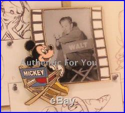 NEW Disney 2015 GenEARation D Event Walt Disney Four Pin Framed Set #19 LE 100